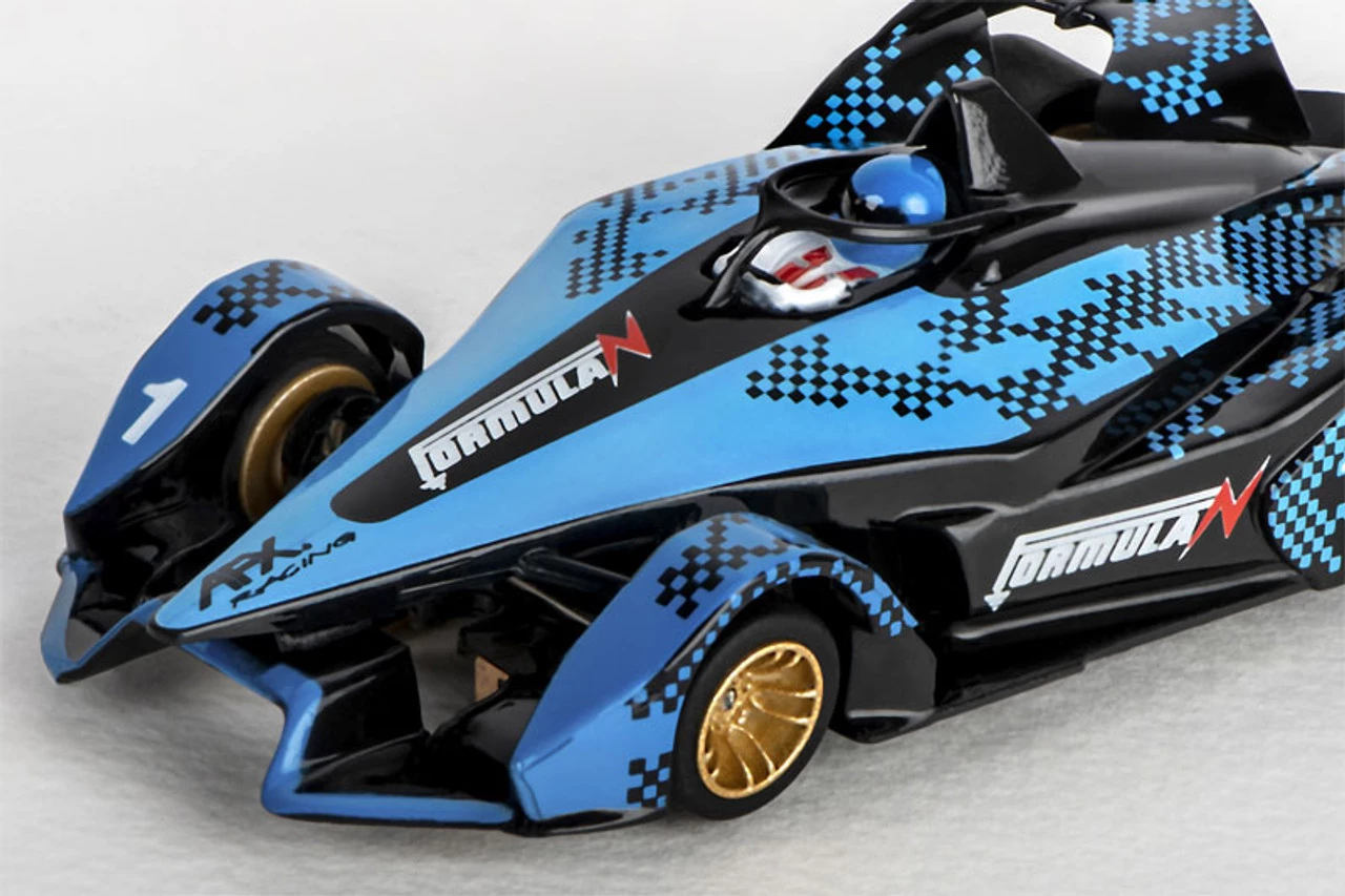 AFX Formula N Black/Blue Mega G+ HO Slot Car - Image 5