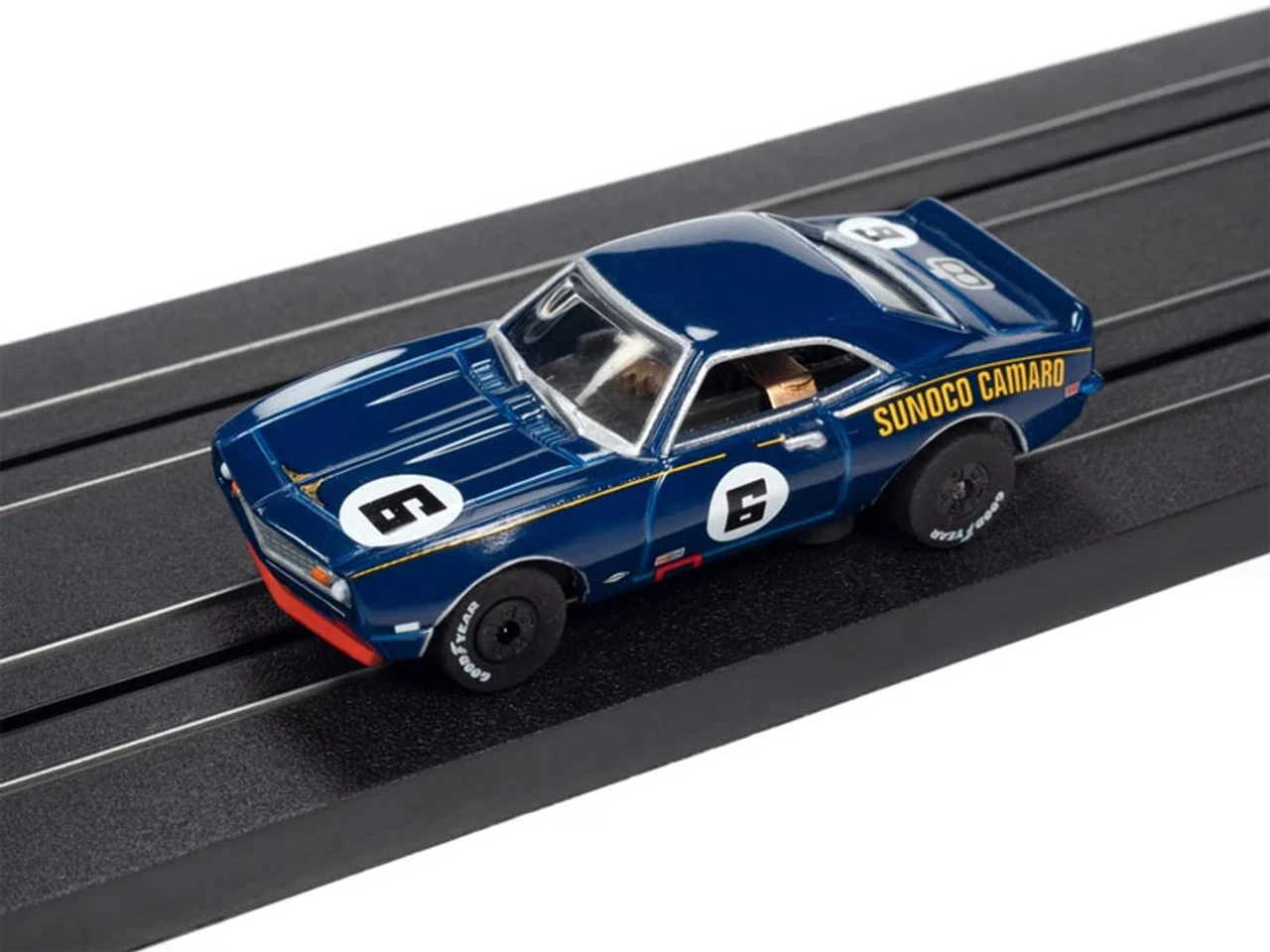 Auto World 1968 Chevy Camaro Sunoco Donohue #6 Thunderjet HO Slot Car - Image 3
