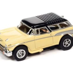 Auto World 1957 Chevrolet Nomad (Yellow) X-Traction R34 HO Slot Car