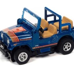 Auto World 1979 Jeep CJ-7 (Blue) X-Traction R34 HO Slot Car
