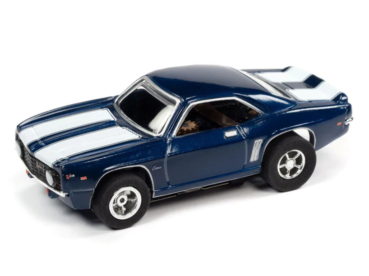 Auto World 1969 Chevrolet Camaro SS (Blue) X-Traction R35 HO Slot Car