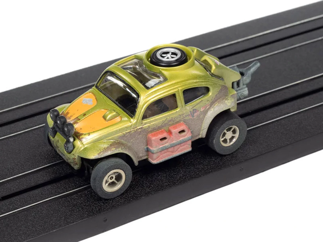 Auto World 1965 Volkswagen Baja Bug (Green) X-Traction R1 HO Slot Car - Image 2