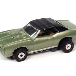 Auto World 1969 Pontiac GTO Convertible (Green) Thunderjet HO Slot Car