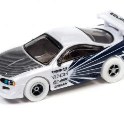 Auto World iWHEELS 1995 Mitsubishi Eclipse Import Heat X-Traction HO Slot Car