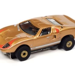 Auto World 1966 Ford GT40 (Gold) Cars N Coffee Thunderjet HO Slot Car