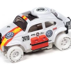 Auto World iWHEELS 1965 Volkswagen Baja Bug Rally World Stage X-Traction HO Slot Car