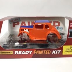 Pioneer 1934 Ford Coupe Legends Racer 'Ready Painted' Orange/Blue Kit 1/32 Slot Car