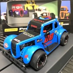 Pioneer 1934 Ford Coupe Legends Racer #88 Blue 1/32 Slot Car